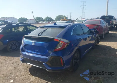 2017 Honda Civic Ex из США, поврежденный, VIN SHHFK7H53HU210147